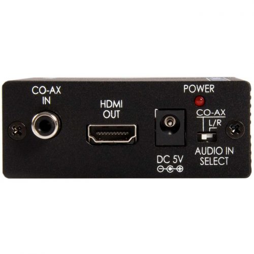 Startech .com .com Component Video with Audio to HDMI® Converter1 x Mini-phone Female CPNTA2HDMI