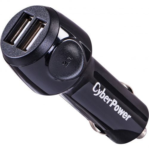 Cyber Power CPTDC2U Travel Charger (2) 2.1A USB PortDC Auto  Plug12 V DC Input5 V DC/2.10 A Output CPTDC2U