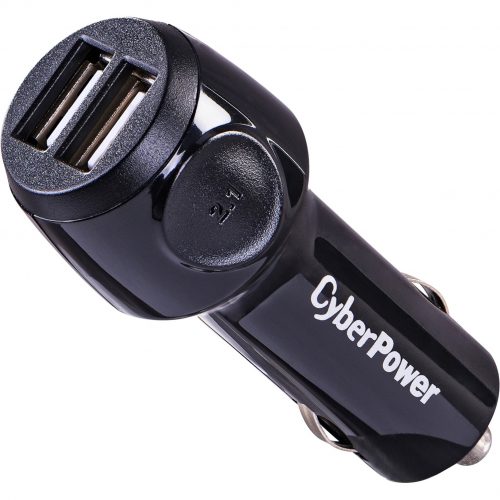 Cyber Power CPTDC2U Travel Charger (2) 2.1A USB PortDC Auto  Plug12 V DC Input5 V DC/2.10 A Output CPTDC2U