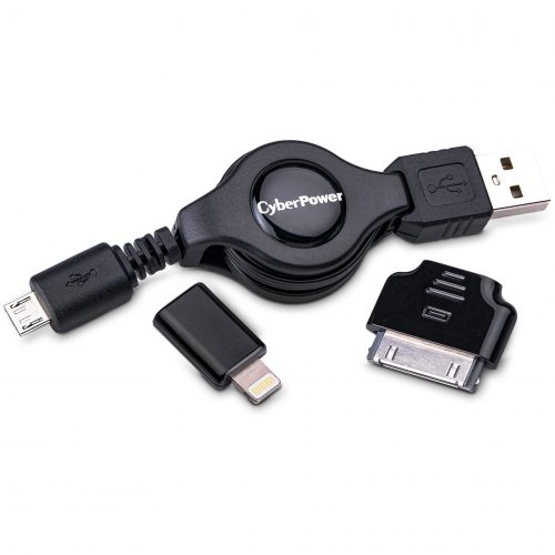 Cyber Power iDevice USB Cable Kit for Apple Devices CPU3RTAKT