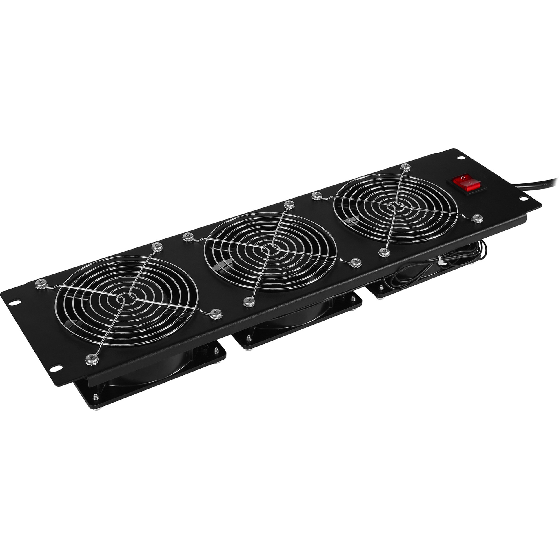 Cyber Power CRA12003 Fan panel Rack Accessories3U 19″ fan panel, 3x 208/240Vac cooling fans; 240 CFM,  warranty CRA12003