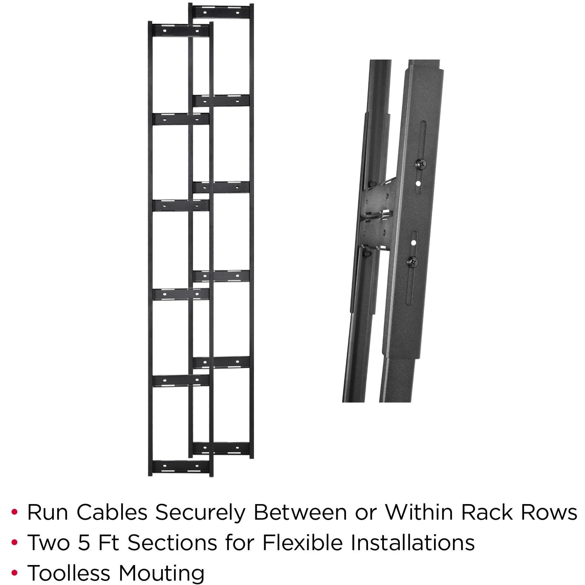 Cyber Power CRA30008 Cable ladder Rack AccessoriesCable ladder, 10ft (3m), 2x 5ft (1.5m) sectionsCRA30009 or CRA30010 needed for mounting… CRA30008