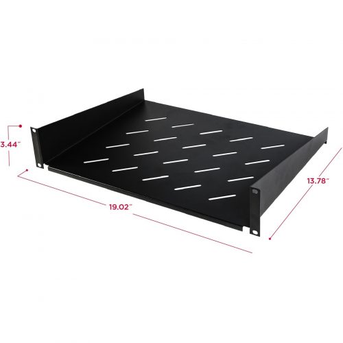 Cyber Power CRA50001 Rack Accessories Shelf19″ 2U cantilever shelf, 13″ (350mm) deep, 60lbs (27kg) capacity,  warranty CRA50001