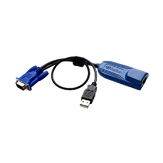 Raritan D2CIM-VUSB KVM Cable AdapterKVM CableFirst End: 1 x 15-pin HD-15, 1 x 4-pin USB Type AMaleSecond End: 1 x RJ-45 Net… D2CIM-VUSB-64PAC