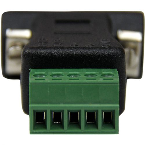 Startech .com RS422 RS485 Serial DB9 to Terminal Block Adapter1 x DB-9 Male SerialTerminal BlockBlack DB92422