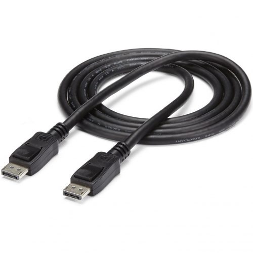 Startech .com 15ft (5m) DisplayPort 1.2 Cable, 4K x 2K UHD VESA Certified DisplayPort Cable, DP Cable/Cord for Monitor, w/ Latches15ft/4…. DISPLPORT15L