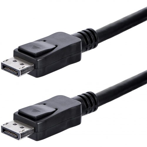Startech .com 1ft (30cm) DisplayPort 1.2 Cable, 4K x 2K UHD VESA Certified DisplayPort Cable, Short DP Cable/Cord for Monitor, w/ Latches1… DISPLPORT1L