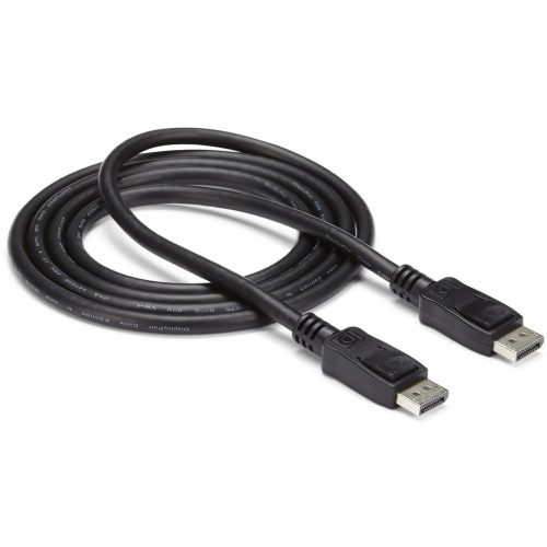 Startech .com 50 ft DisplayPort Cable with LatchesM/M50ft/15m DisplayPort to DisplayPort cable; Full HD (1920 x 1200p 60Hz)/6.48 Gbps… DISPLPORT50L