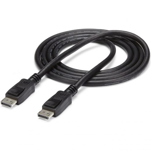 Startech .com 6ft (2m) DisplayPort 1.2 Cable, 4K x 2K UHD VESA Certified DisplayPort Cable, DP Cable/Cord for Monitor, w/ Latches6ft/1.8m… DISPLPORT6L