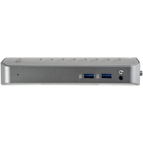 Startech .com USB-C USB-A DockHybrid Universal USB 3.0 Laptop Docking StationDual Monitor 4K 60Hz HDMI/DisplayPort6xUSB Type-A/GbEU… DK30A2DHU
