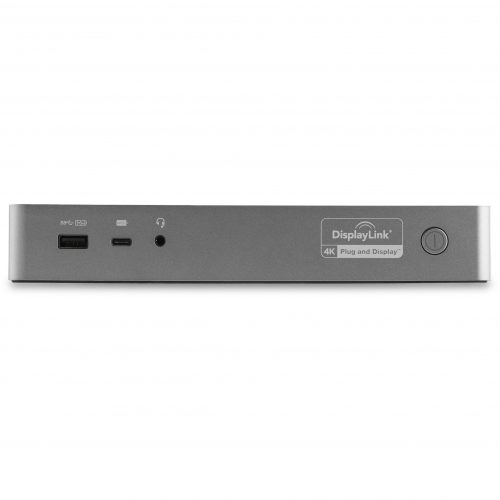 Startech Star Tech.com USB-C & USB-A DockHybrid Universal Laptop Docking Station w/ 100W Power DeliveryDual Monitor 4K 60Hz HDMI & DisplayPort -… DK30C2DPEP