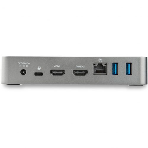 Startech .com USB-C DockDual Monitor 1080p HDMI Laptop Docking Station60W Power Delivery1x USB-C, 3x USB-A, GbEMac & WindowsUSB-… DK30CHHPD