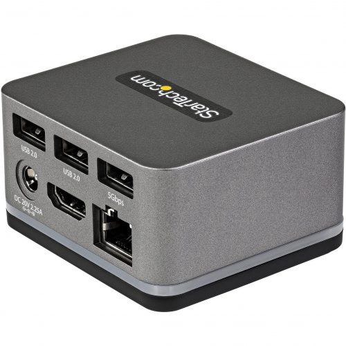 Startech .com USB C Mini Dock for iPad Pro, Tablets & Smartphones, USB-C Docking Station, 4K HDMI, 27W Power Delivery, 3-Port USB Hub, GbEUlt… DK30CHPH