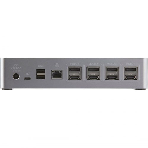Startech .com USB-C Dock, 4K 60Hz Quad Monitor DisplayPort & HDMI, Universal USB C Docking Station, 100W Power Delivery, USB Hub 1C/3A, GbE -… DK31C4DPPD