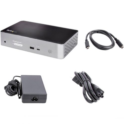 Startech .com USB-C Dock, 4K 60Hz Quad Monitor DisplayPort & HDMI, Universal USB C Docking Station, 100W Power Delivery, USB Hub 1C/3A, GbE -… DK31C4DPPD