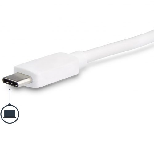 Startech .com USB C Multiport Adapter to DVI-D (Digital) Video60W PD Passthrough/GbE/USB-APortable USB Type-C/Thunderbolt 3 Mini Dock -… DKT30CDVPD