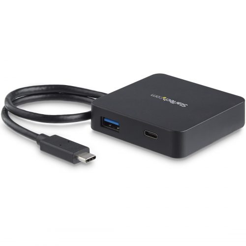 Startech .com USB C Multiport AdapterPortable USB Type-C Mini Dock to 4K UHD HDMI VideoGbE, USB 3.0 HubThunderbolt 3 CompatiblePorta… DKT30CHD