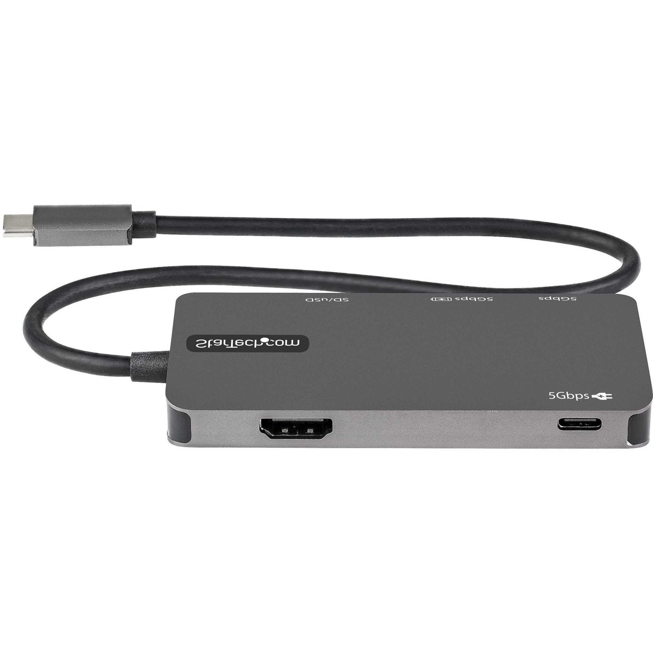 StarTech.com USB C Multiport Adapter USB Type C to 4K HDMI USB 3.0