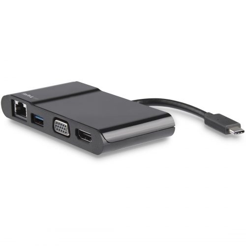 Startech .com USB-C Multiport Adapter for Laptops4K HDMI VGA GbE USB 3HDMI/RJ-45/USB/VGA for Notebook, Chromebook, Projector, Monitor, Wor… DKT30CHV