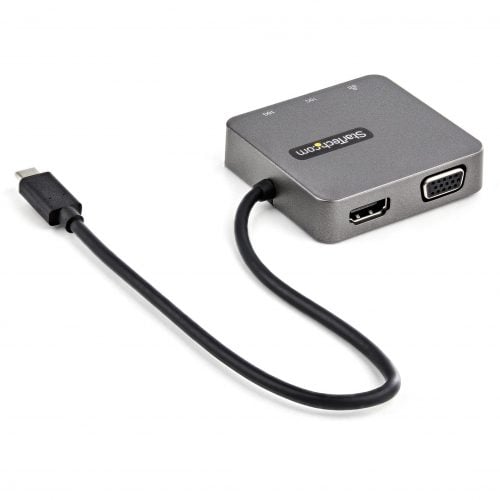 Startech .com USB-C Multiport AdapterUSB 3.1 Gen 2 Type-C Mini DockUSB-C to 4K HDMI or 1080p VGA10Gbps USB-A & USB-C, EthernetUSB C… DKT31CHVL