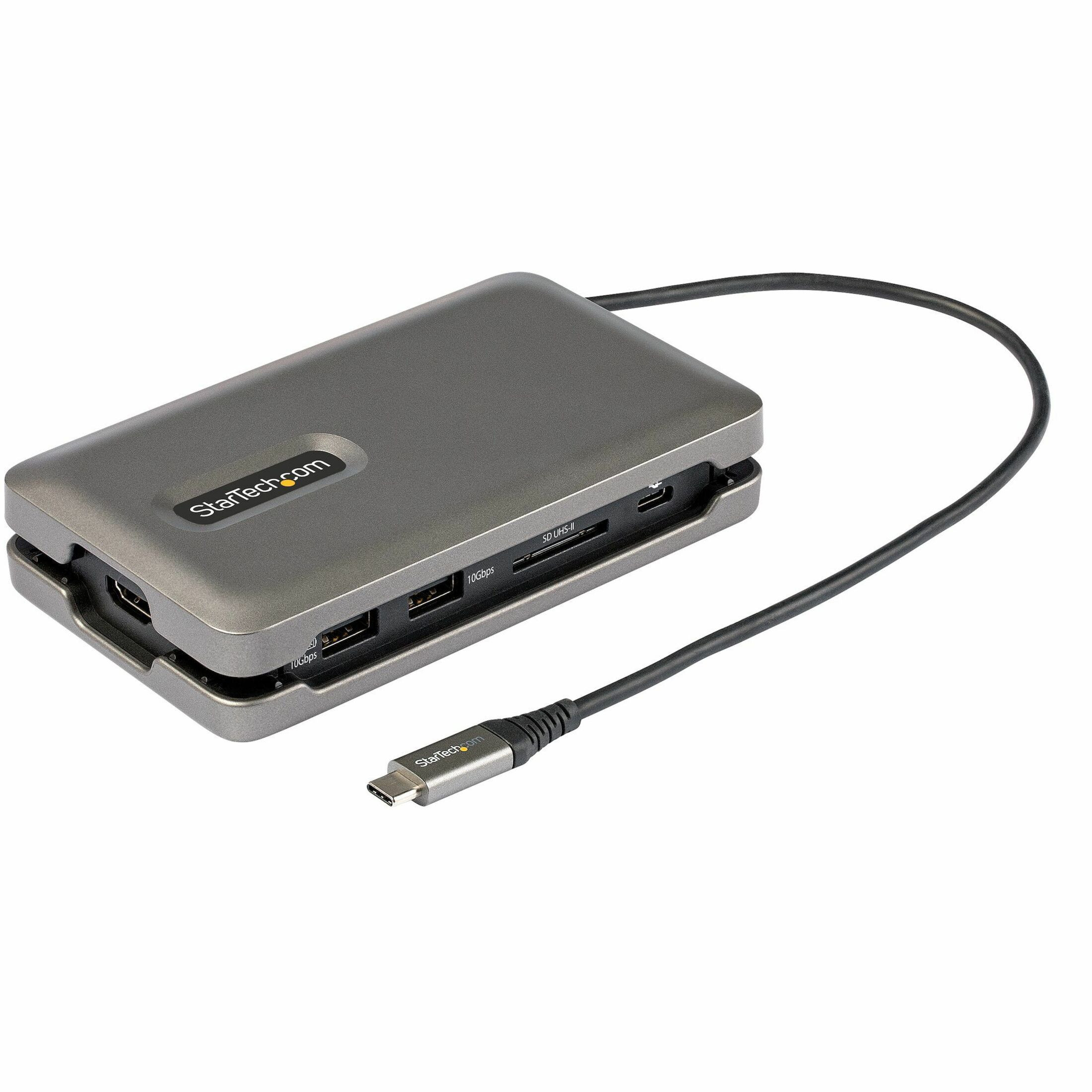 Startech .com USB C Multiport Adapter, USB C to 4K 60Hz HDMI 2.0