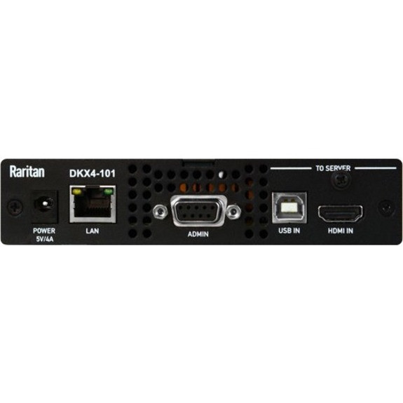 Raritan Dominion KX IV-101 Ultra High Performance 1-Port 4K KVM-over-IP Switch1 Computer1 Local User4096 x 21601 x Network (R… DKX4-101