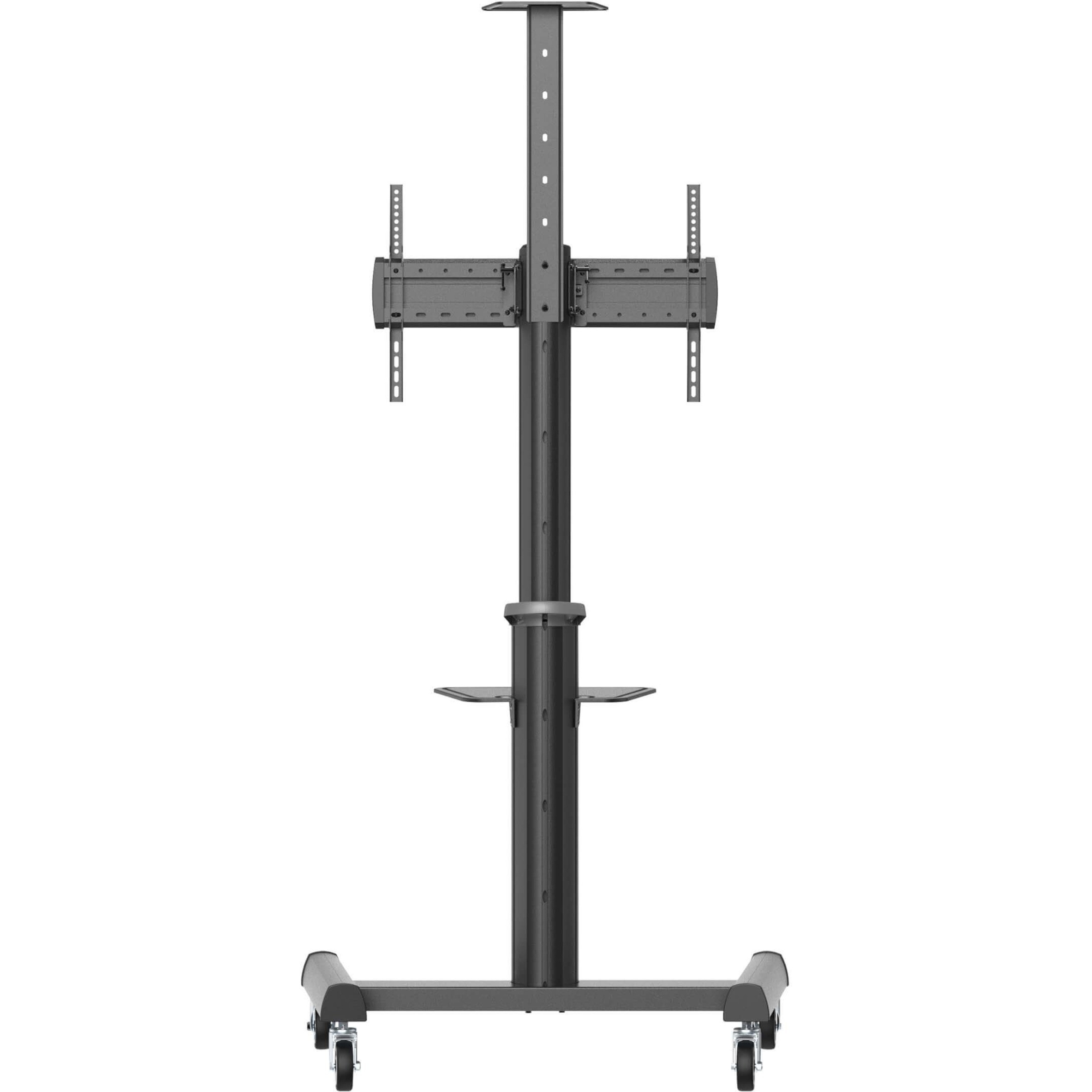 Tripp Lite Safe-IT Heavy-Duty Rolling Cart for 37″ to 70″ Displays, UL Certified, Antimicrobial Protection154 lb Capacity3″ Caster Si… DMCS3770AMUL