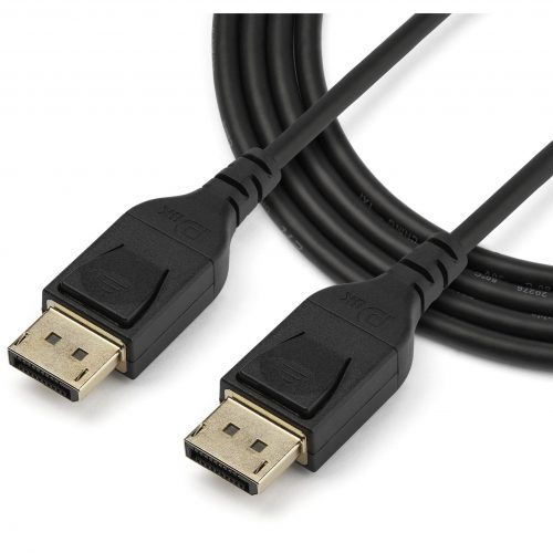 Startech .com 1 m VESA Certified DisplayPort 1.4 Cable8K 60Hz HBR3 HDR3 ft Super UHD 4K 120HzDP to DP Slim Video Monitor Cord M/M1m/… DP14MM1M