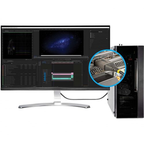 Startech .com 16ft (5m) VESA Certified DisplayPort 1.4 Cable, 8K 60Hz HDR10, UHD 4K 120Hz Video, DP to DP Monitor Cord, DP 1.4 Cable, M/M16…. DP14VMM5M