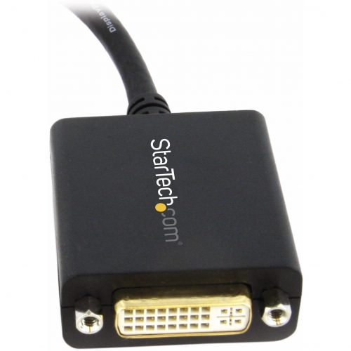 Startech .com DisplayPort to DVI Adapter, DisplayPort to DVI-D Adapter/Video Converter 1080p, DP 1.2 to DVI Monitor, Latching DP ConnectorPass… DP2DVI2