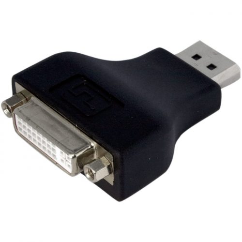 Startech .com Compact DisplayPort to DVI Adapter, DP 1.2 to DVI-D Adapter/Video Converter 1080p, DP to DVI Monitor, Latching DP ConnectorPa… DP2DVIADAP