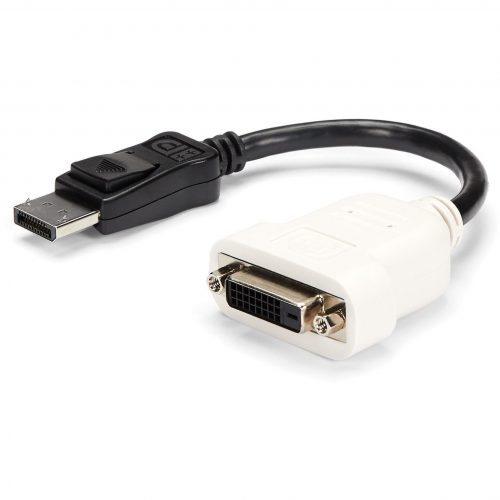 Startech .com DisplayPort to DVI Adapter, DisplayPort to DVI-D Adapter/Video Converter 1080p, DP 1.2 to DVI Monitor, Latching DP ConnectorPassi… DP2DVI