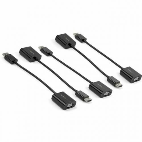 Startech .com 5-Pack DisplayPort to VGA AdapterDisplayPort 1.2 to VGA Monitor Active AdapterDP to VGA Video Converter DongleM/FActi… DP2VGA3X5