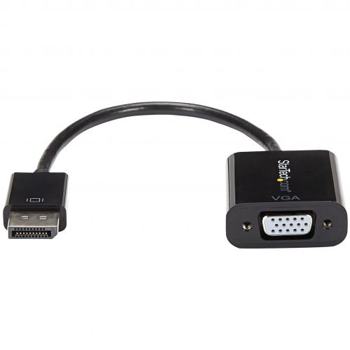 Startech .com DisplayPort to VGA Adapter, Active DP to VGA Converter, 1080p Video, DP to VGA Adapter Dongle (Digital to Analog), DP 1.2Active… DP2VGA3