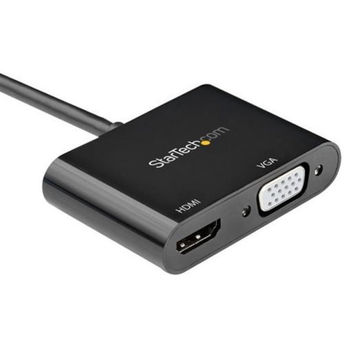 Startech .com DisplayPort to HDMI VGA AdapterDP 1.2 HBR2 to HDMI 2.0 4K 60Hz or VGA Monitor ConverterDigital Video Display Adapter2-i… DP2VGAHD20
