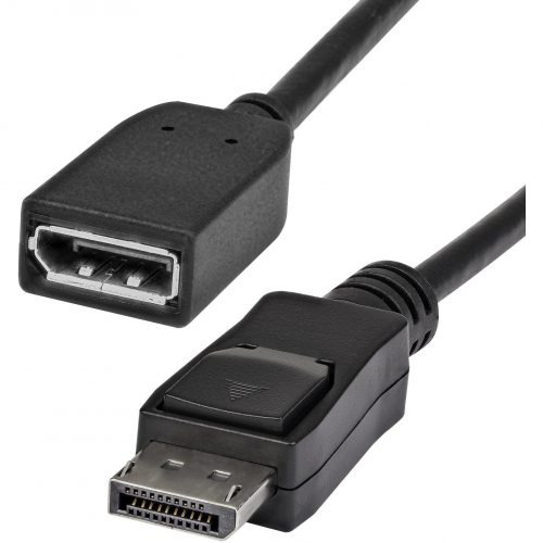 Startech .com 6ft (2m) DisplayPort Extension Cable, 4K x 2K Video, DisplayPort Male to Female Extension Cable, DP 1.2 Extender Cable / Cord6ft… DPEXT6L