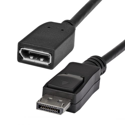 Startech .com 6ft (2m) DisplayPort Extension Cable, 4K x 2K Video, DisplayPort Male to Female Extension Cable, DP 1.2 Extender Cable / Cord6ft… DPEXT6L