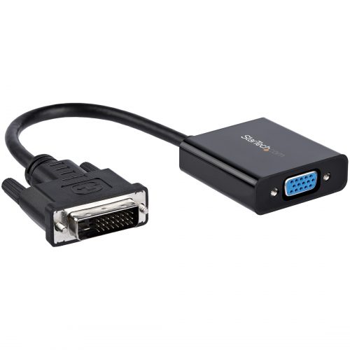 Startech .com DVI-D to VGA Active Adapter Converter Cable1080pConnect a DVI-D equipped Laptop or Desktop Computer to your VGA Display, or… DVI2VGAE