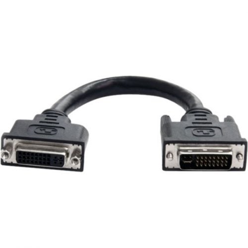 Startech .com 6in DVI-I Dual Link Digital Analog Port Saver Extension Cable M/FDVI-I (Dual-Link) Male VideoDVI-I (Dual-Link) Male Video… DVIEXTAA6IN