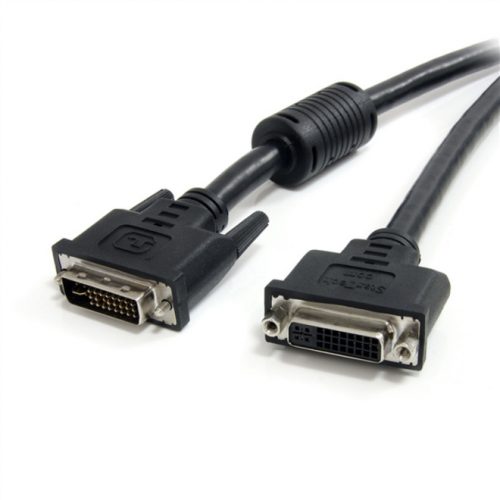 Startech .com 10 ft DVI-I Dual Link Digital Analog Monitor Extension Cable M/FDVI-D MaleDVI-D Female Video10ftBlack DVIIDMF10