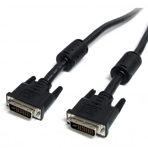 Startech .com 10 ft DVI-I Dual Link Digital Analog Monitor Cable M/MProvides a high speed, crystal clear connection between your DVI devices… DVIIDMM10