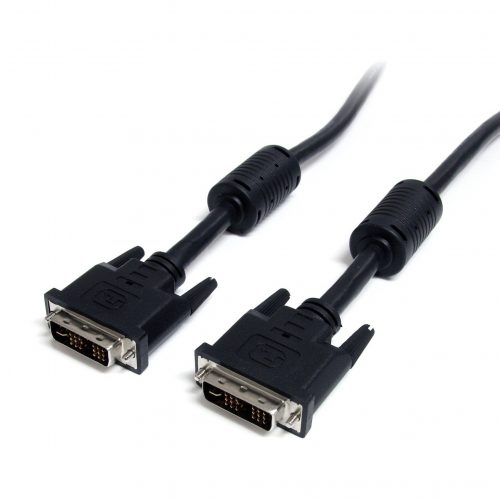 Startech .com 6 ft DVI-I Single Link Digital Analog Monitor Cable M/MProvides a high speed, crystal clear connection between your DVI devices… DVIISMM6