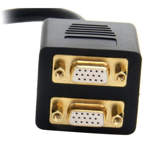 Startech .com 1 ft DVI-I Analog to 2x VGA Video Splitter CableM/FDisplay a DVI-I signal on two VGA monitors simultaneouslydvi to dual… DVISPL1VV