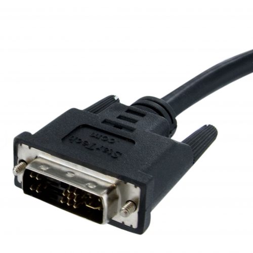 Startech .com .com Analog Flat Panel Display CableMonitor cableVGAHD-15 (M)DVI-A (M)1.8 mConnect analog or dual mode… DVIVGAMM6