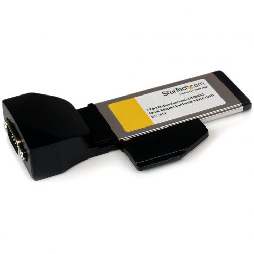Startech .com 1 Port Native ExpressCard RS232 Serial Adapter Card with 16950 UARTAdd a high-speed RS-232 Serial port to your laptop computer v… EC1S952