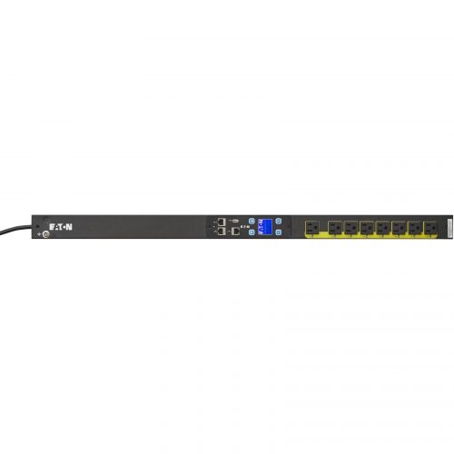 Eaton Managed Rack PDU 1.44 kW max 120V 12A 0U 8 Outlet Single-Phase PDUSwitchedNEMA 5-15P8 x NEMA 5-15R120 V AC1440 WNetwor… EMA111-10