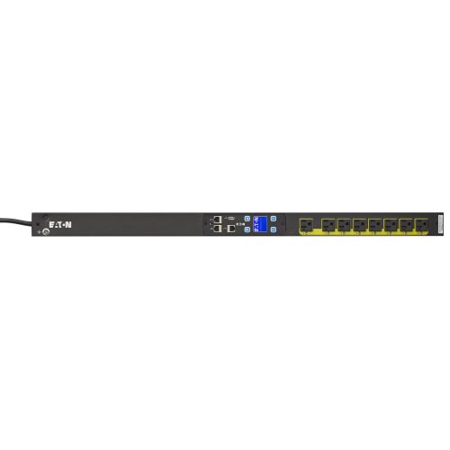 Eaton Managed Rack PDU 1.92 kW max 120V 16A 0U 8 Outlet Single-Phase PDUSwitchedNEMA 5-20P, NEMA L5-20P8 x NEMA 5-20R120 V AC19… EMA113-10