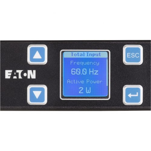 Eaton Metered Input Rack PDU 1.92 kW max 120V 16A 1U 5-20P Single-Phase PDUNEMA L5-20P12 x NEMA 5-20R120 V AC1920 WNetwork (RJ-… EMIT01-10