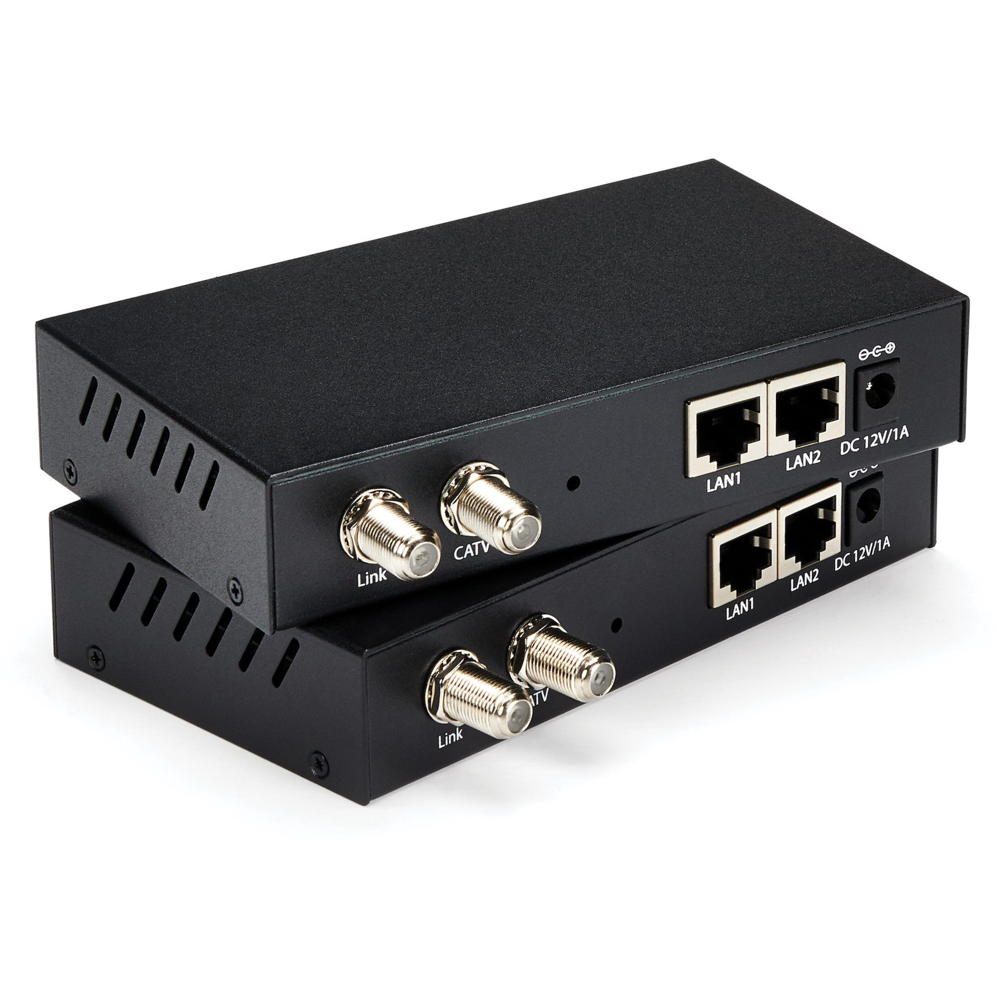 Startech .com Gigabit Ethernet over Coaxial Unmanaged Network Extender Kit2.4kmExtend an Ethernet network over Coaxial cable up to 1.5 mil… EOC1110K