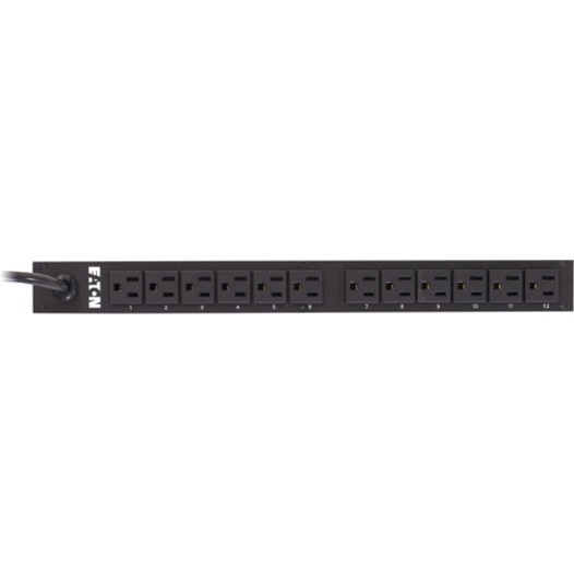 Eaton ePDU Basic 12-Outlets 1.44kW PDUBasicNEMA 5-15P12 x NEMA 5-15R120 V AC1440 W1UHorizontalRack-mountable EPBZ83